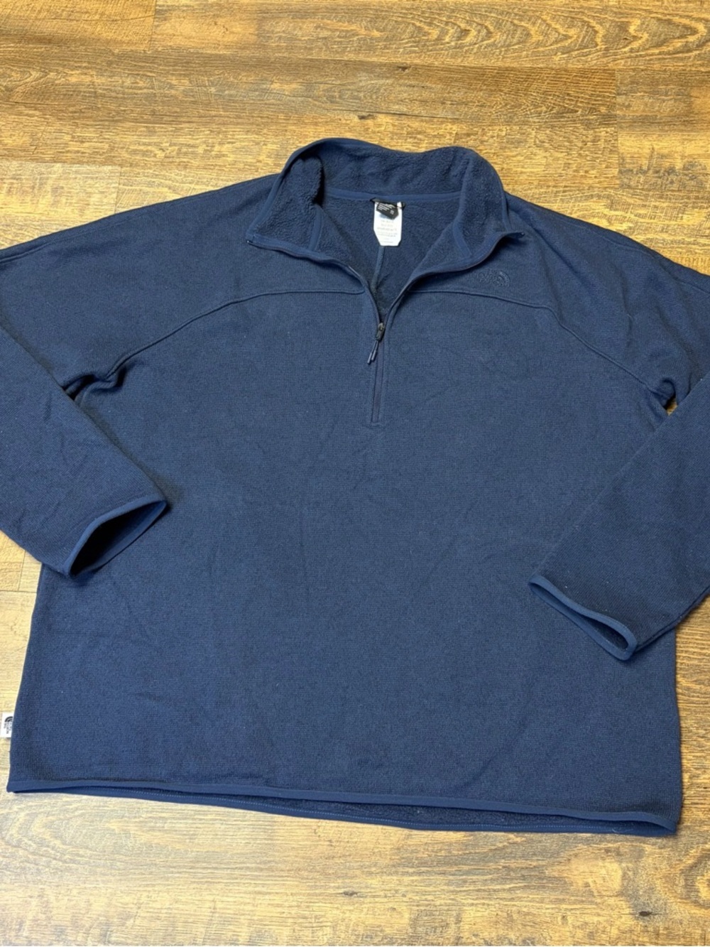 North Face Front Range Half 1/2 Zip Pullover Blue Fleece Sweatshirt Mens XXL 2XL - Picture 10 of 15